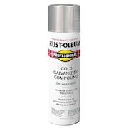 Rust-Oleum Professional Cold Galvanizing Compound Spray Paint, Flat 20 Oz. 7585838